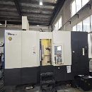 高配原装韩国威亚双工位卧式加工中心，型号HS5000i、.